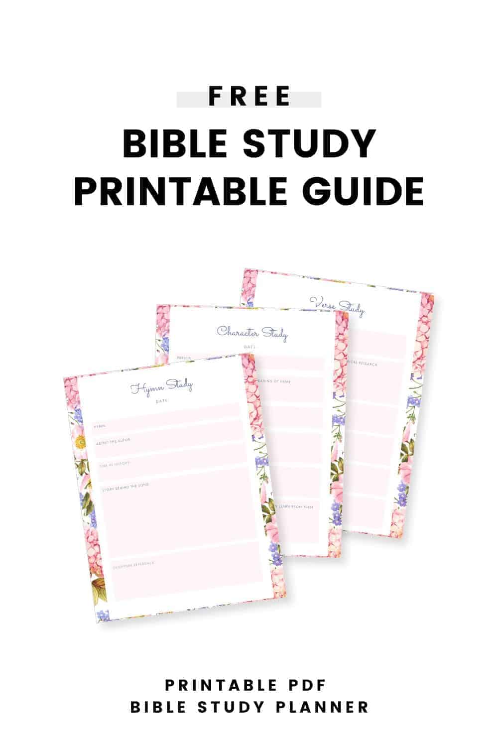 Free Bible Study Worksheets For Adults